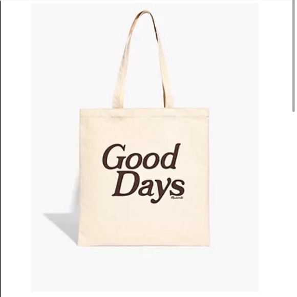 Madewell Handbags - Madewell Good Days Cotton Reusable Canvas Tote